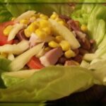 Hagymás-tökmagolajos saláta